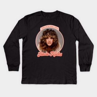 Stevie Nicks - Legend Music Retro Kids Long Sleeve T-Shirt